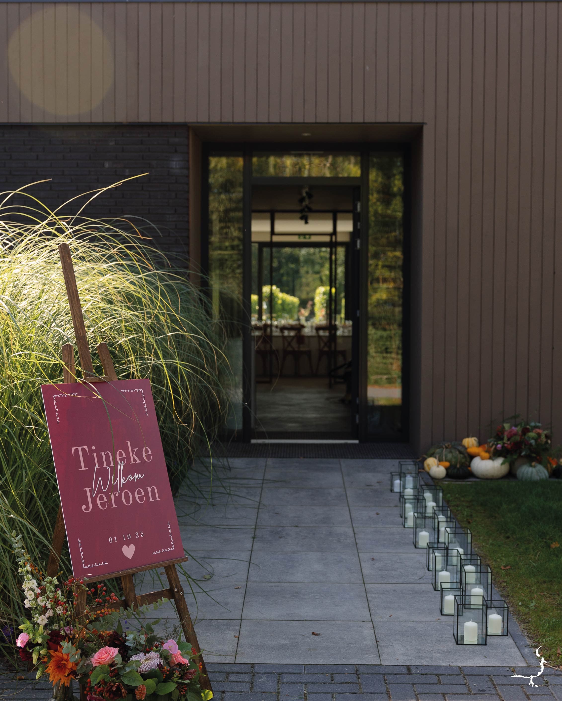 Afbeelding van de bruiloft bij Wijngaard de Frysling